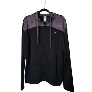 Everlast Mens Full Front Zip Hooded Lightweight Jacket Size Large